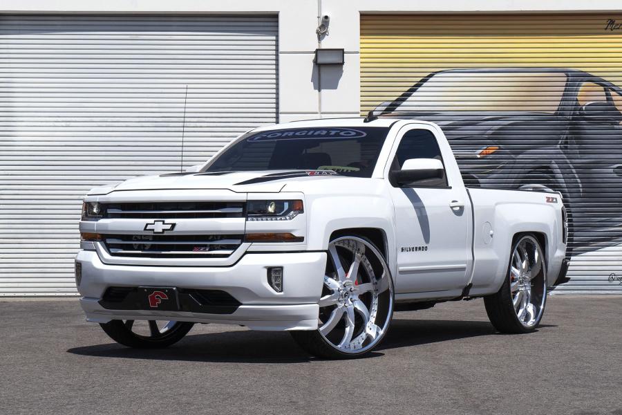  Chevrolet Silverado LTZ Z71 on Forgiato Wheels (Quattresimo) 2019 года  (фото 1 из 9)